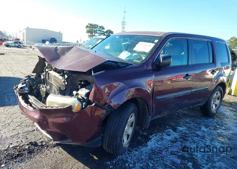 2013 Honda Pilot Lx из США, поврежденный, VIN 5FNYF4H24DB049370